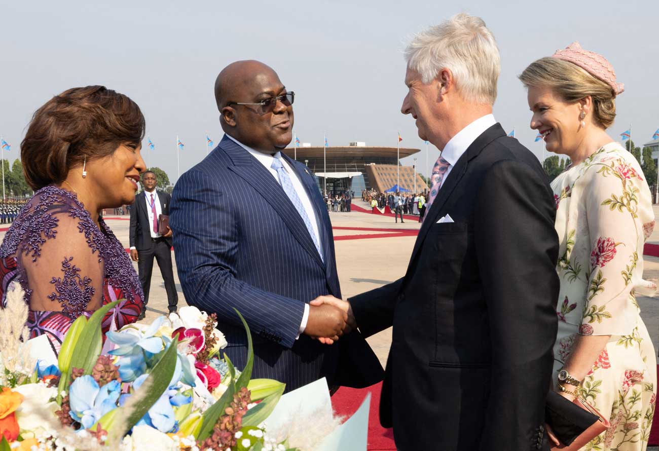 Visite du roi belge Philippe en RDC