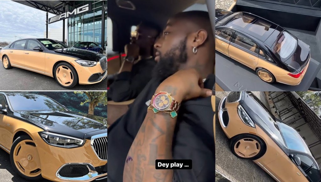 Davido : un pasteur déconseille au chanteur d'utiliser sa Mercedes Maybach à 394 millions de nairas