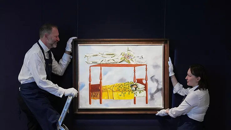 Frida Kahlo : un autoportrait rare en passe de battre un record historique aux enchères