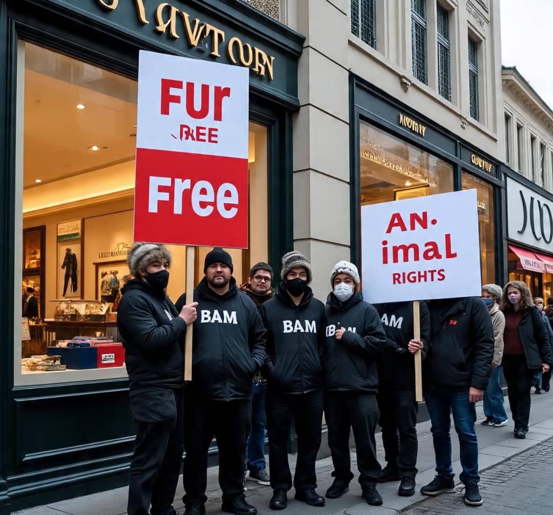 Fourrure : les militants de la BAM intensifient la pression sur Louis Vuitton et Dior à Bruxelles