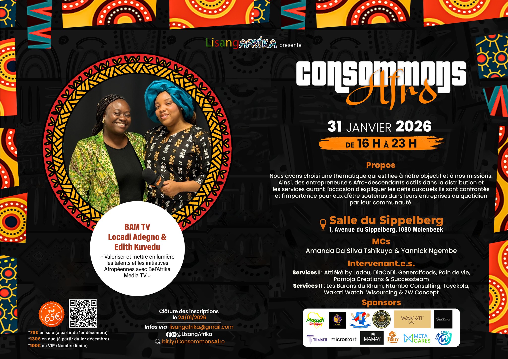 Consommons Afro : Une soirée festive et solidaire à ne pas manquer