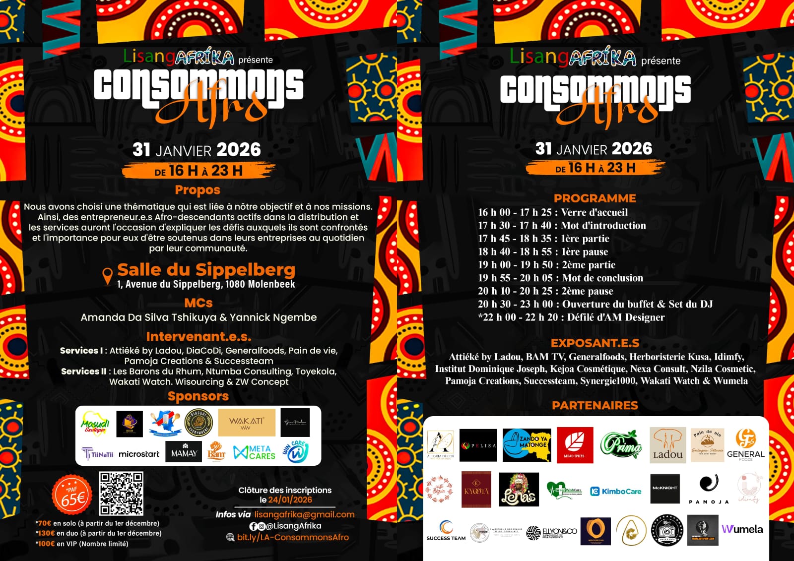 Lisangafrika 31 janvier 2026