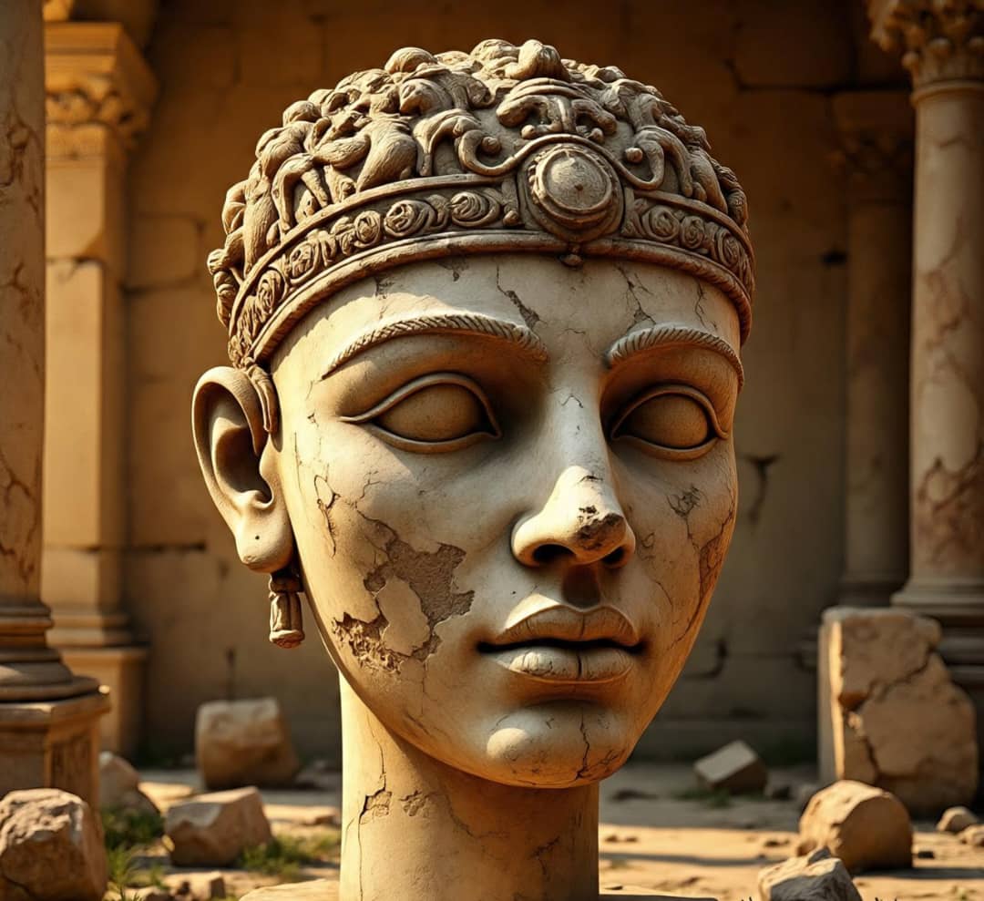 Découverte exceptionnelle à Carthage : un masque en marbre unique