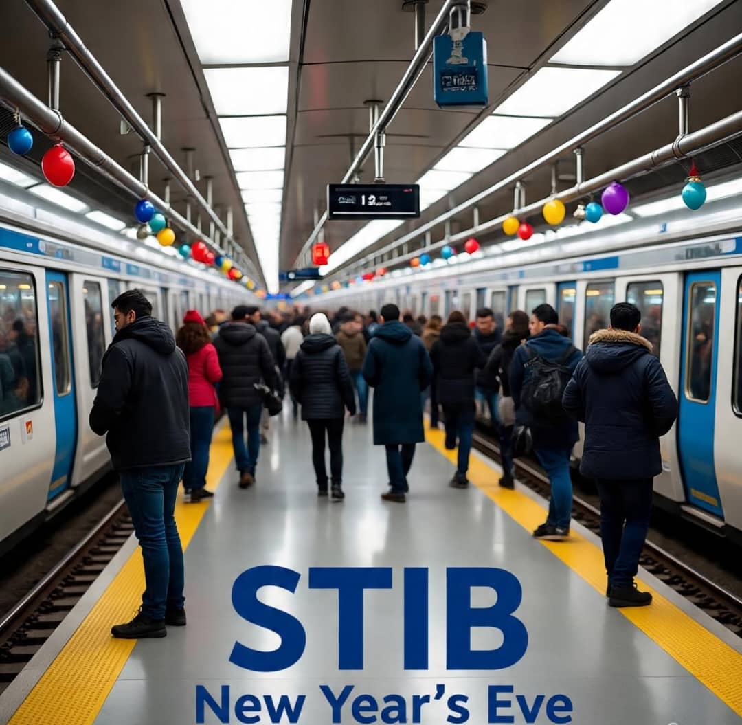 Nouvel An à Bruxelles : la STIB offre des trajets gratuits et un service renforcé toute la nuit