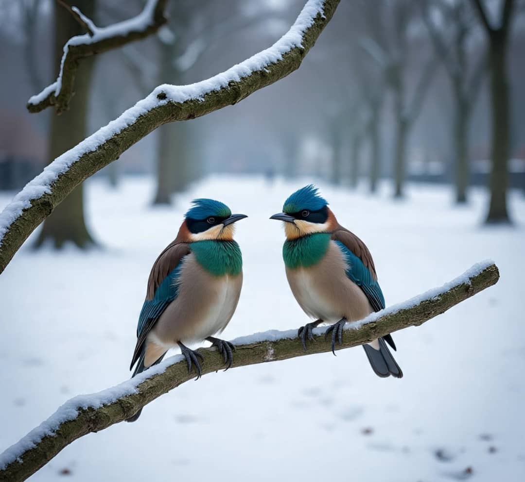 Belgique : Deux rares oiseaux asiatiques aperçus en plein hiver à Bruxelles