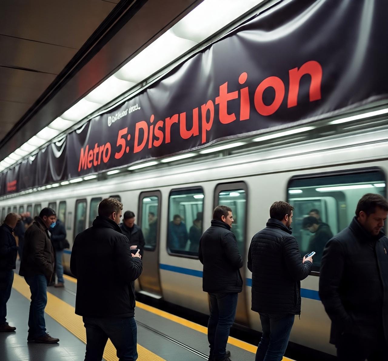 Métro 5 : interruption de la circulation ce dimanche matin à Bruxelles