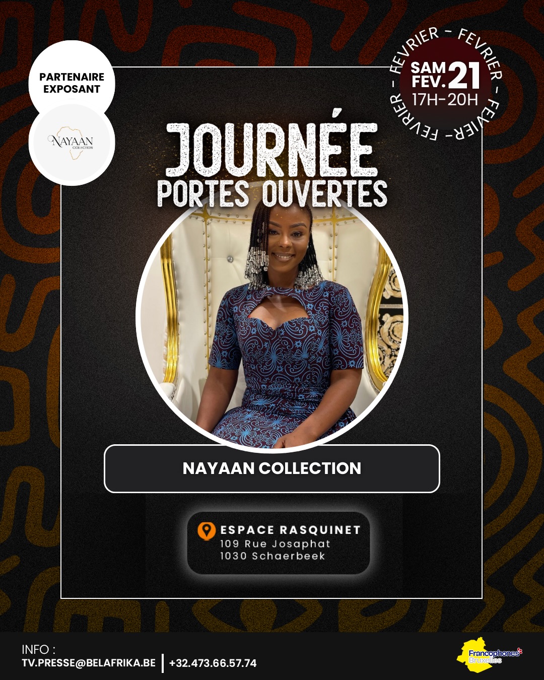 Nayaan Collection : Élégance et Empowerment Féminin à la Journée Portes Ouvertes BAM TV
