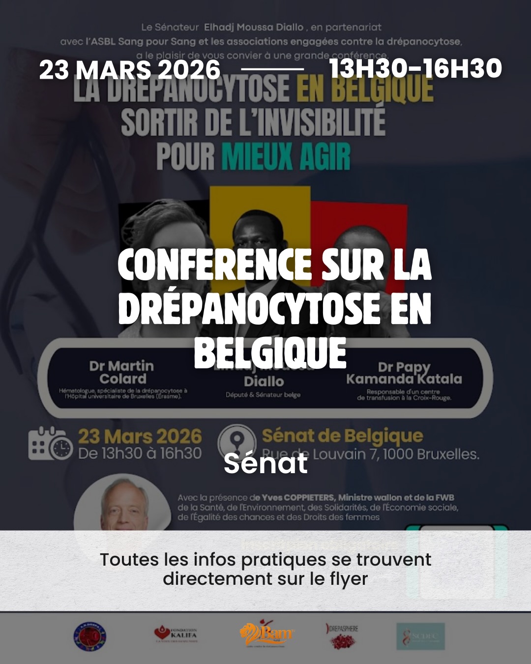 Belgique : La drépanocytose sous les projecteurs au Sénat