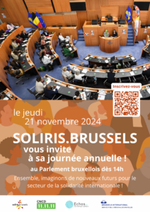 Bruxelles: SOLIRIS.BRUSSELS vous invite à sa journée annuelle au parlement bruxelles ce 21/11 dès 14h  !