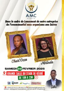 AMC évents  Lancement de l’entreprise de l’événementiel